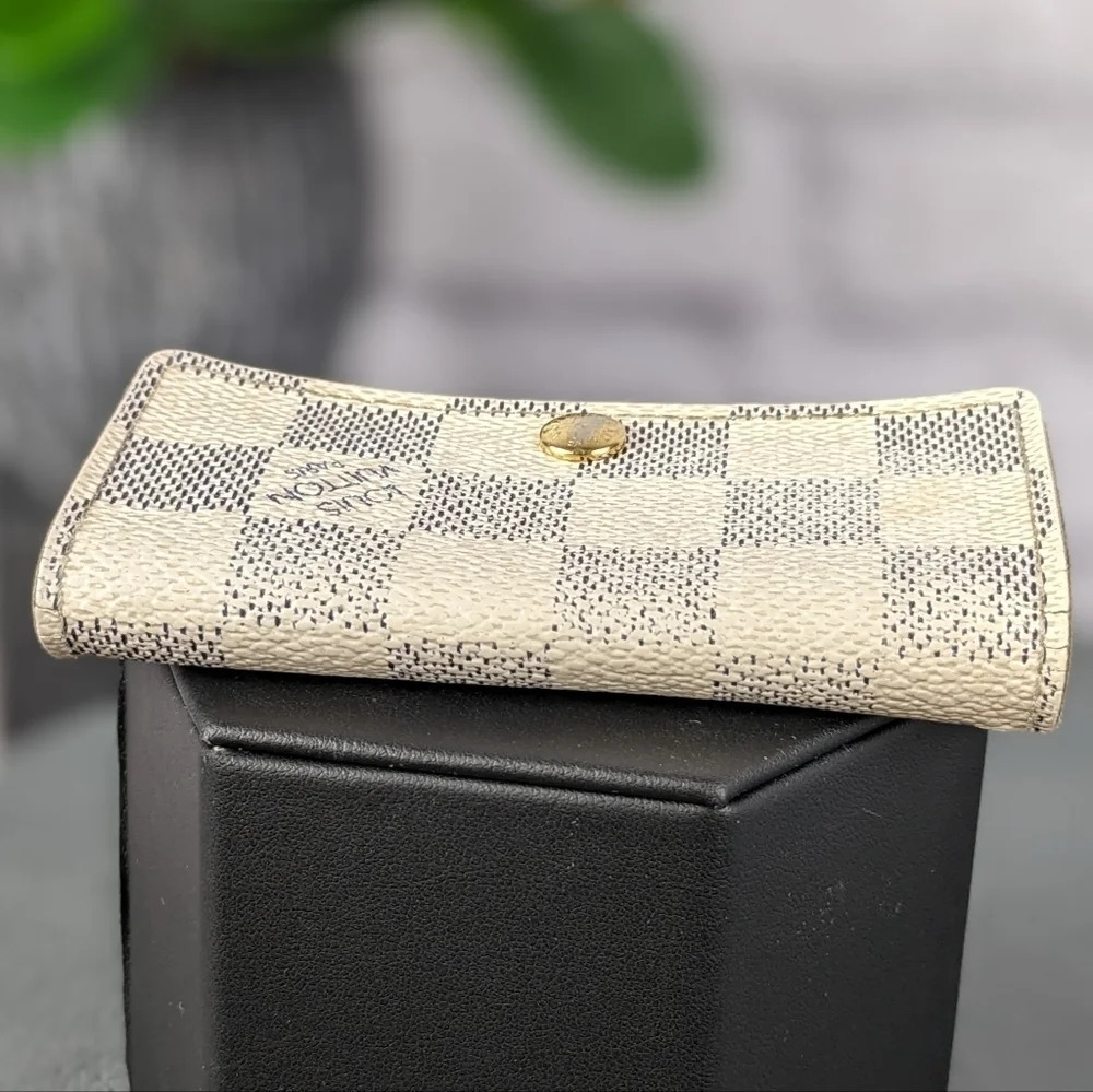 Louis Vuitton Damier Azur Multicles 6 Key Case wallet LV AUTHENTIC - Picture 6 of 16